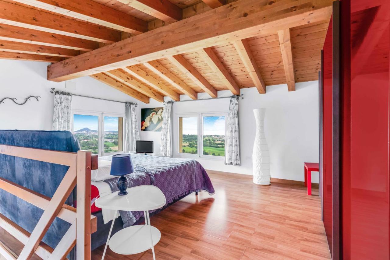 Vila Piscina Panoramica - La Casa Volante Soiano Del Lago Exteriér fotografie